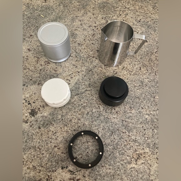 58mm Coffee Espresso Tamper Distributor Funnel Blind Shaker Milk Frothing Cup - Picture 3 of 8